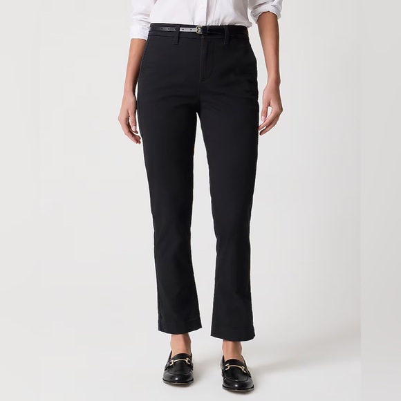 J. Crew Factory Pants - NWT J. Crew Factory High-Rise Girlfriend Chino Size 2 Black